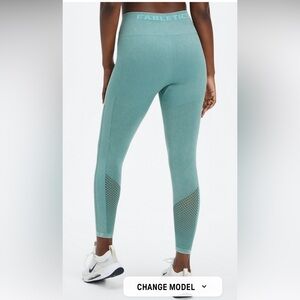 Fabletics Deep Teal Active Leggings